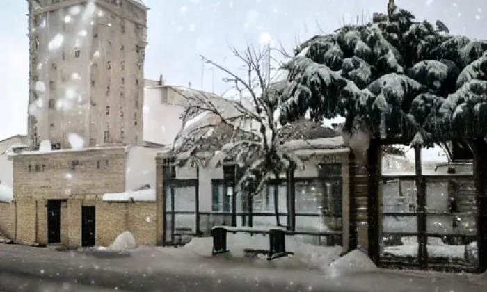 Kostel svatého Vavřince (Nový Bydžov) – winter