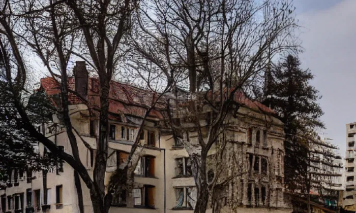 Kostel svatého Vavřince (Podlesice) – akvarel