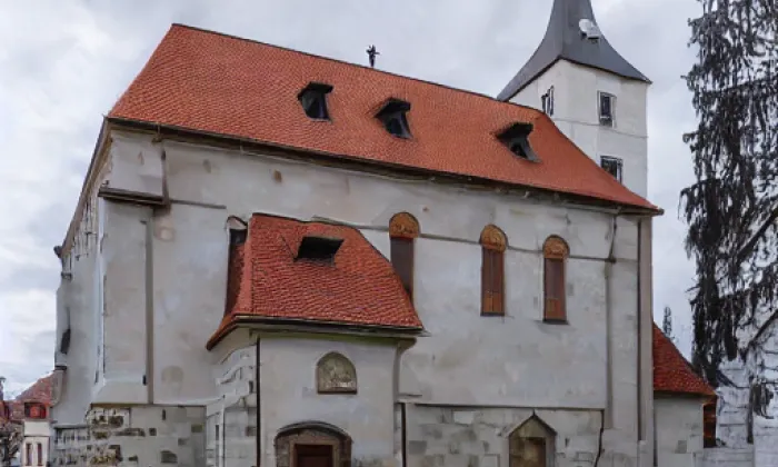 Kostel svatého Vavřince (Rakšice) – zima