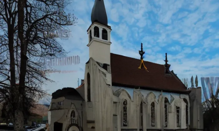 Kostel svatého Vavřince (Sobotín) – noc