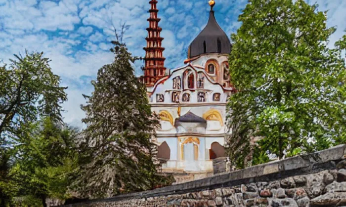 Kostel svatého Vavřince (Stará Paka) – podzim