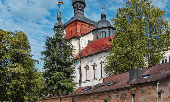 Kostel svatého Vavřince (Stará Paka) – zima