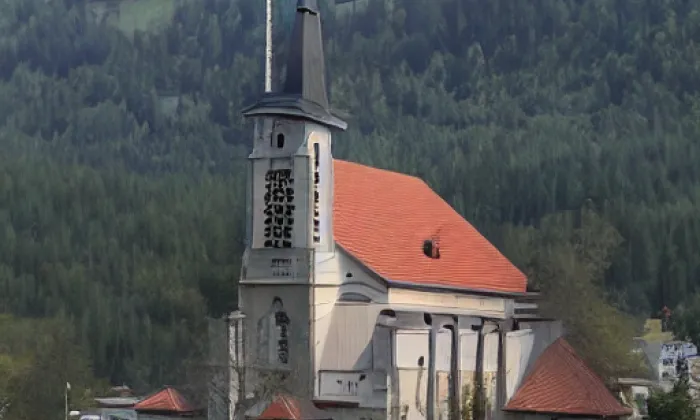 Kostel svatého Vavřince (Tedražice) – zima