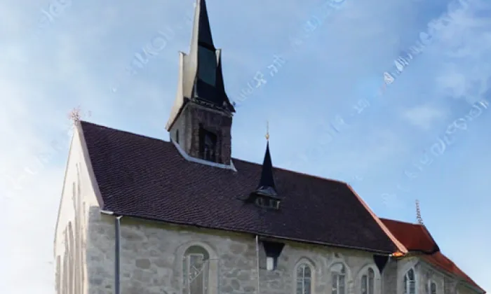 Kostel svatého Vavřince (Ves) – autumn