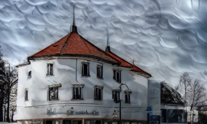 kostel svatého Vavřince (Vojkovice) – winter