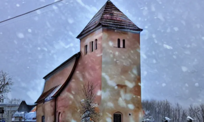 Kostel svatého Vavřince v Jilemnici – winter