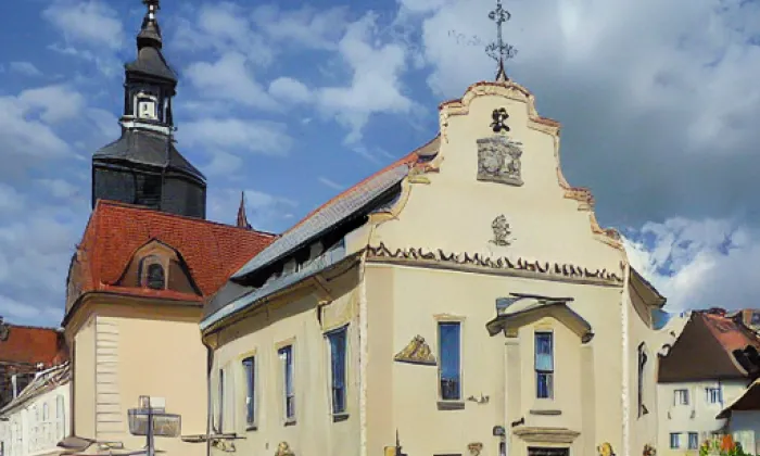 Kostel svatého Vavřince v Náchodě – autumn