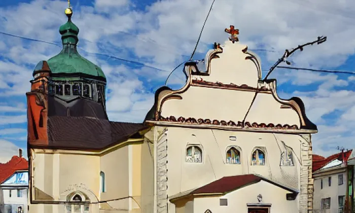 Kostel svatého Vavřince v Náchodě – winter
