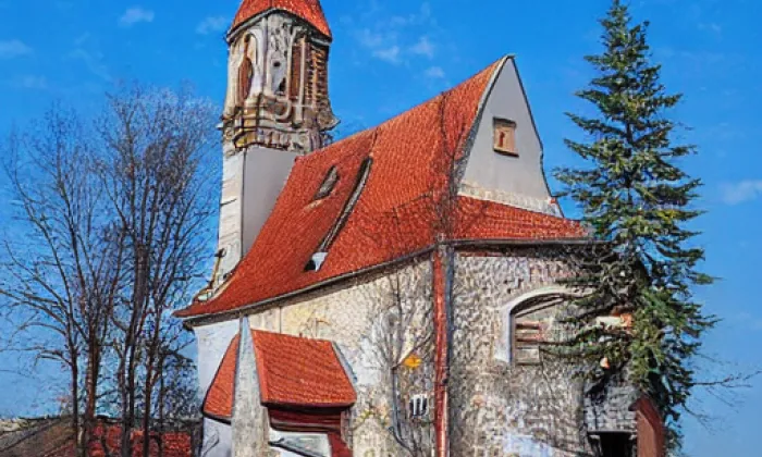 Kostel svatého Vojtěcha (Dolany) – jaro