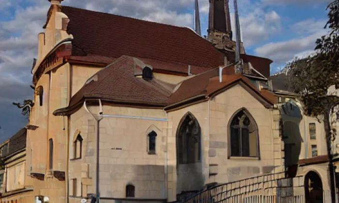 Kostel svatého Vojtěcha (Předměstí) – noc