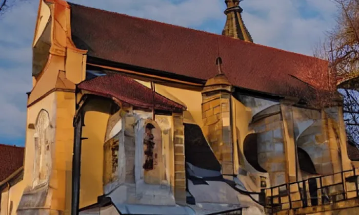 Kostel svatého Vojtěcha (Předměstí) – jaro