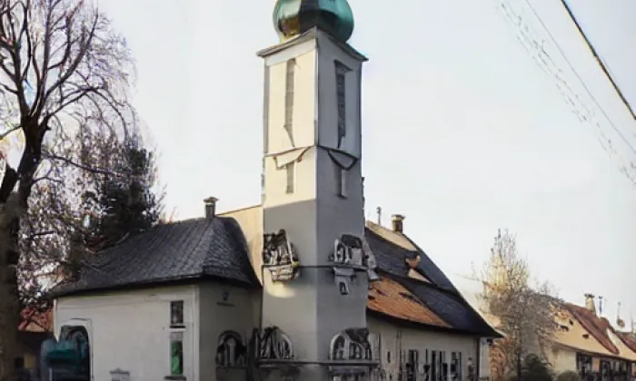 Kostel svatého Vojtěcha (Vlčice) – autumn