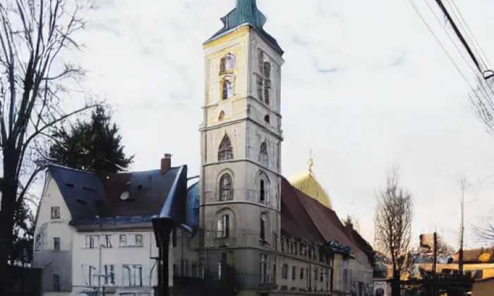 Kostel svatého Vojtěcha (Vlčice) – summer