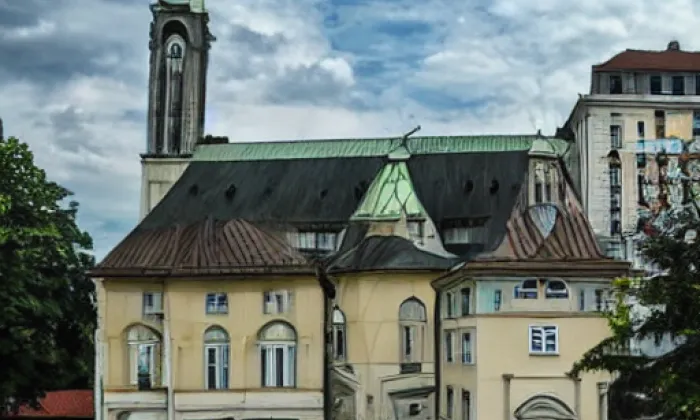 Kostel svatého Vojtěcha v Libni – summer