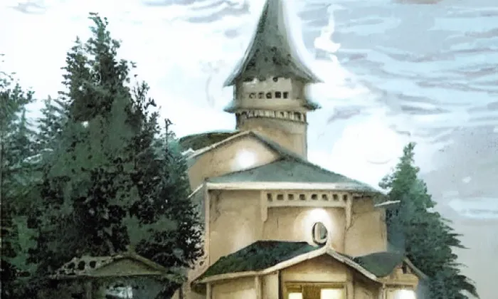 kostel svatého Zikmunda (Rapšach) – noc
