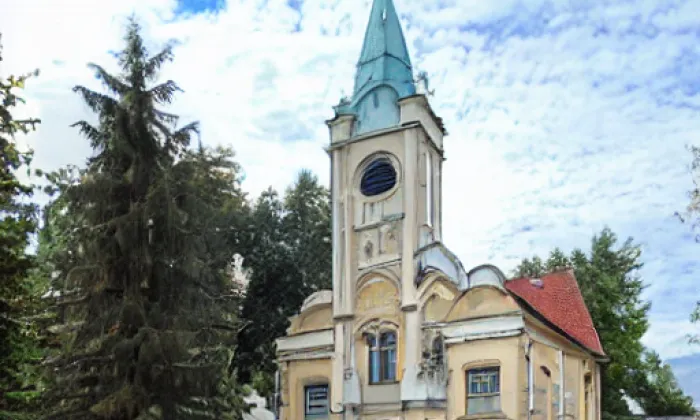 kostel svatého Zikmunda (Rapšach) – léto