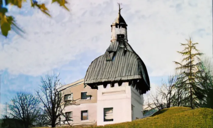 Kostel Všech svatých (Hronov) – winter