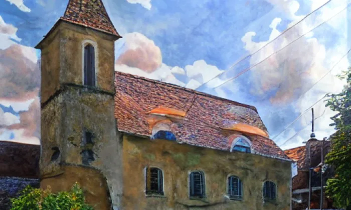 kostel Všech svatých (Janov) – summer