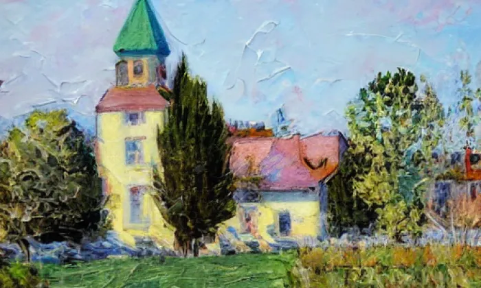kostel Všech svatých (Knovíz) – spring