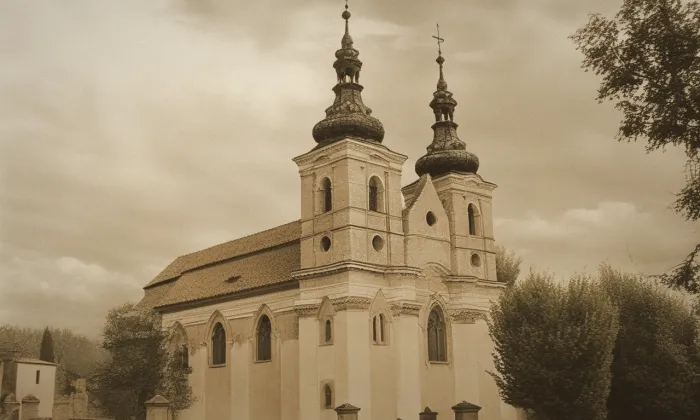 kostel Všech svatých (Libočany) – historical