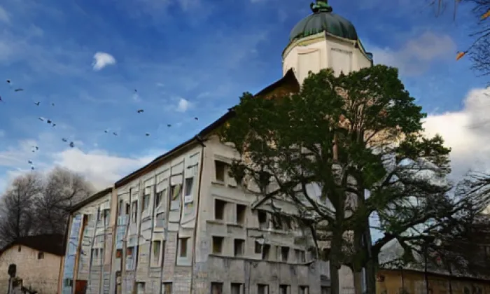 Kostel Všech svatých (Libochovice) – summer