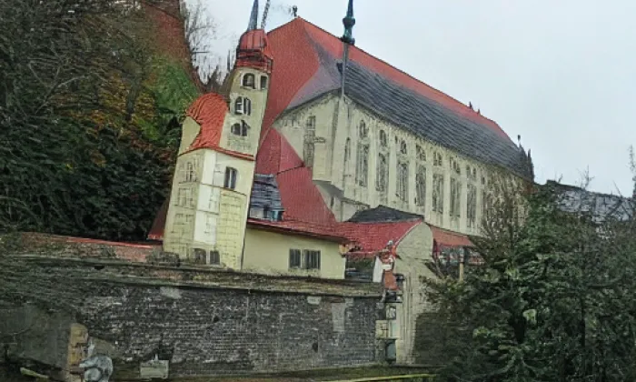 Kostel Všech svatých (Polipsy) – noc
