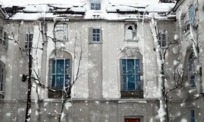 Kostel Všech svatých (Praha) – winter