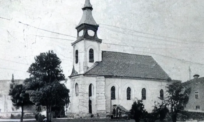 Kostel Všech svatých (Spořice) – winter
