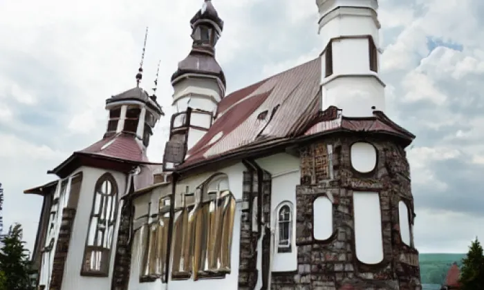 Kostel Všech svatých (Vlčovice) – summer