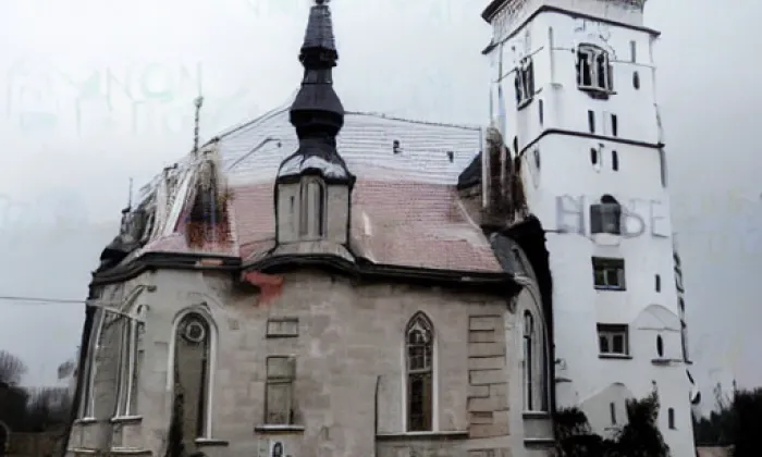 Kostel Všech svatých (Vlčovice) – winter