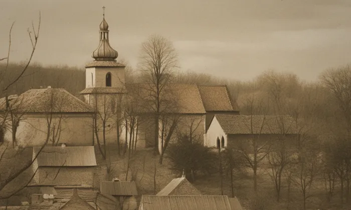 Kostel Všech svatých se zříceninou kostela svaté Markéty – historical