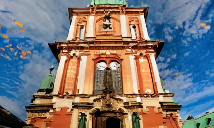 kostel Všech svatých v Uhříněvsi – jaro