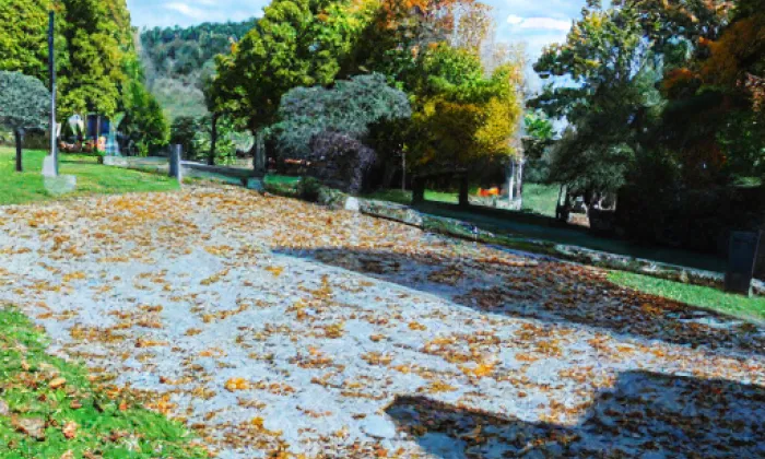 kostel v Modré – autumn