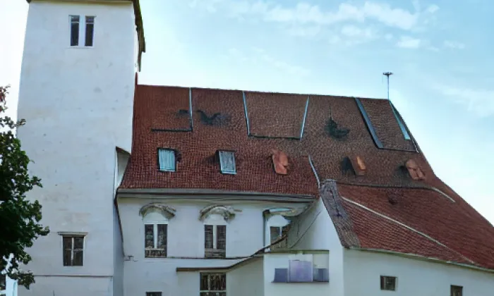 Kostel Zvěstování Páně (Zbynice) – autumn