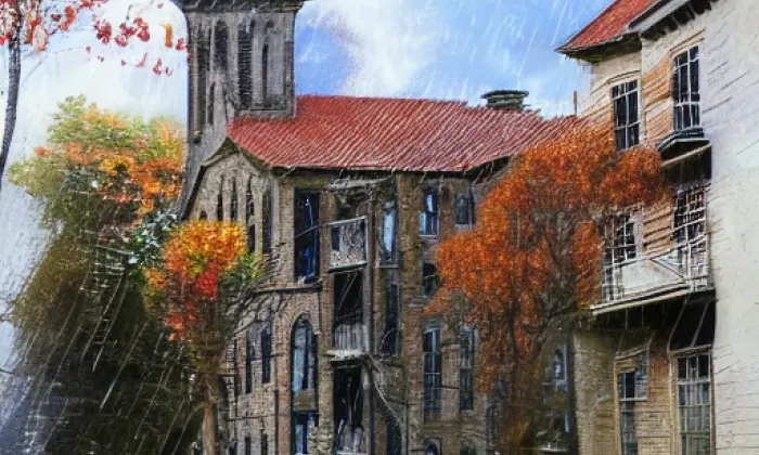 Kostel Zvěstování Panně Marii – autumn