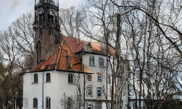 kostel Zvěstování Panny Marie (Heřmanův Městec) – léto