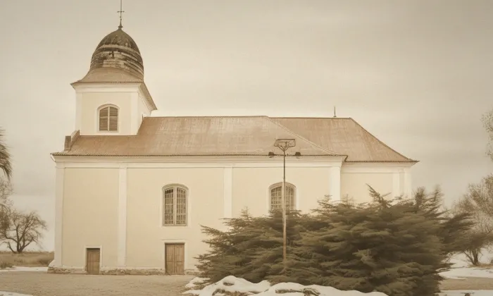 kostel Zvěstování Panny Marie (Ostřetín) – historická rekonstrukce