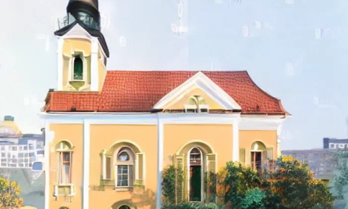 kostel Zvěstování Panny Marie (Ostřetín) – summer