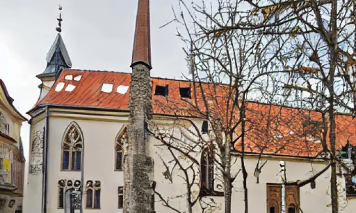 Kostel Zvěstování Panny Marie (Pardubice-Staré Město) – winter