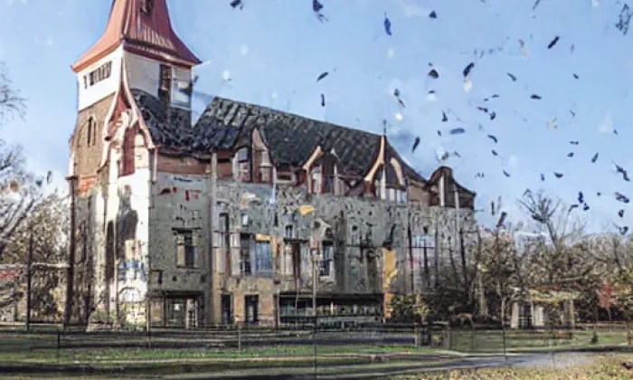 kostel Zvěstování Panny Marie (Veletov) – autumn