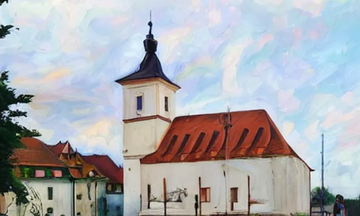 Kostel Zvěstování Panny Marie (Zahájí) – summer
