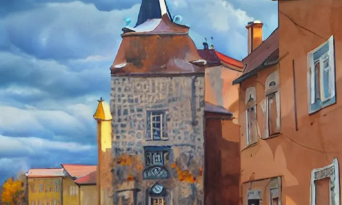 Kostel Zvěstování Panny Marie v Chebu – autumn