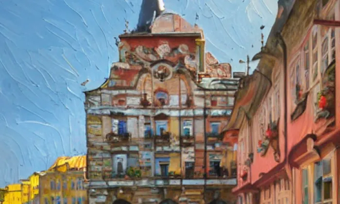 Kostel Zvěstování Panny Marie v Chebu – summer
