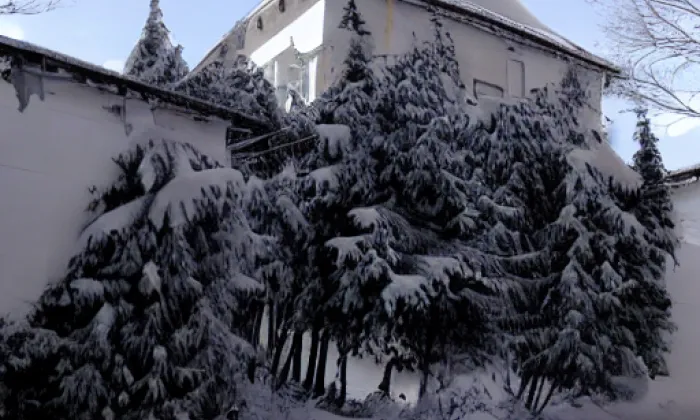 Kostelec nad Labem – zima