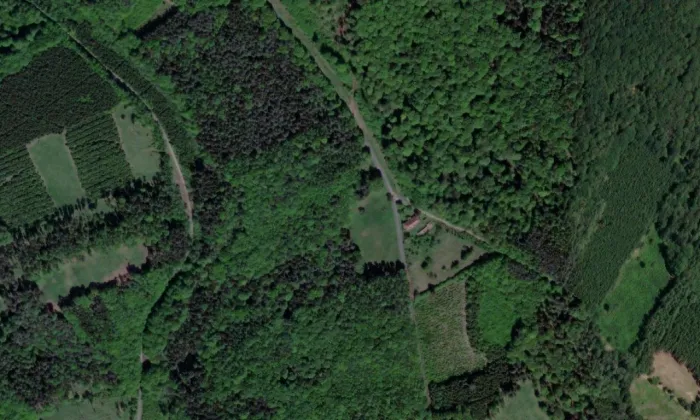 Králův stůl – letecký pohled