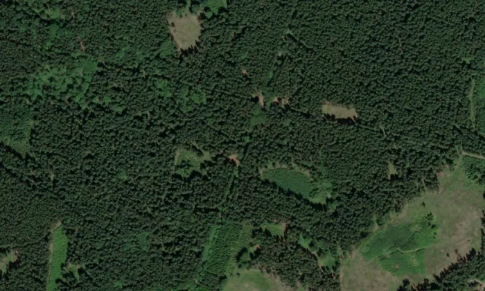Krucifix (Hodonín) – letecký pohled