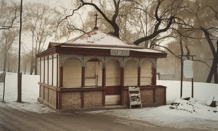 kubistický kiosek ve Vrchlického sadech – historická rekonstrukce
