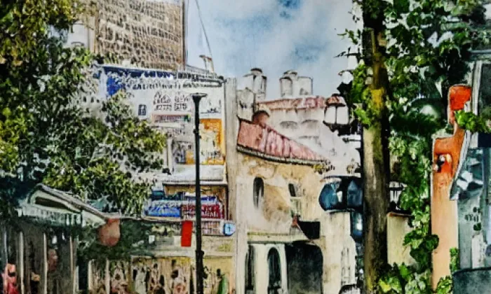 Líčkov – akvarel