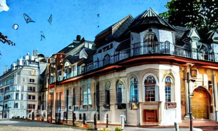 lázeňský dům čp. 58 v Kuksu – noc