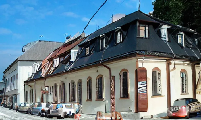 lázeňský dům čp. 58 v Kuksu – zima